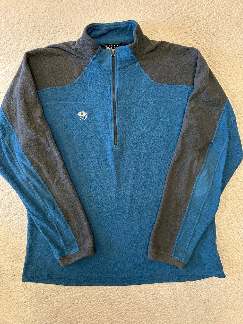 Mountain Hardwear Mens 1/4 Zip Fleece Pullover Sweatshirt Size XL